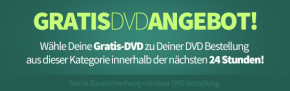 Gratis DVD je nach Bestlelmenge innerhalb 24 Stunden!