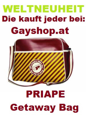 PRIAPE Getaway Bag Red - Priapewear Fashion