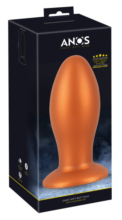 Soft Butt Plug with suction cup Toy bis 8,4 cm Dicke!