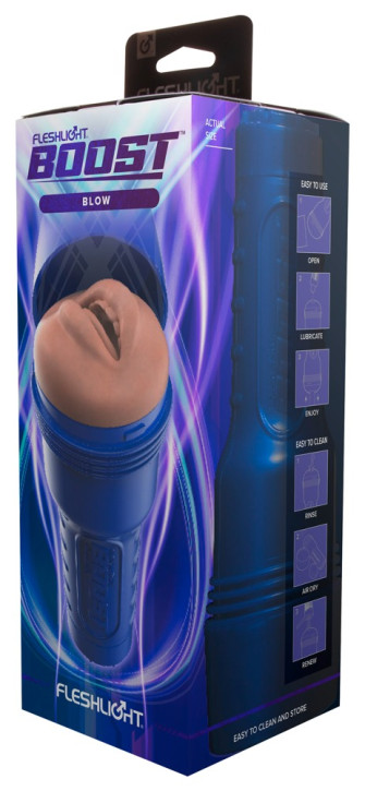 Boost Fleshlight Masturbator Mouth Oral feels real!