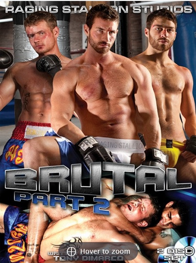 BRUTAL PART 2 Raging Stallion Studios 2 DVDs