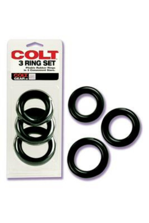 Wolfis Super Sparpaket - Cockringe - COLT 3 RING Set