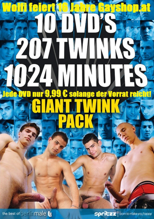 GIANT TWINK PACK 10 x 4,99 € - BERLIN MALE Spritz!