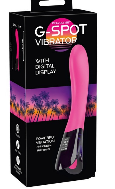 Pink Sunset G-Spot Vibrator mit Digitalanzeige Neu!