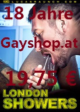 Wolfi feiert 18 Jahre Gayshop.at - London Showers DVD