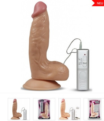 Enduro Blaster vibrierender Dildo 14 x 4,5cm Portofrei!