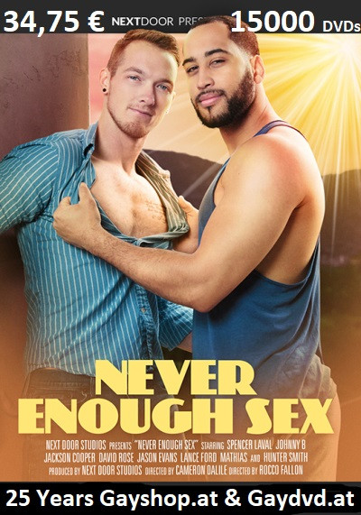 Never Enough Sex DVD Next Door Male (New)