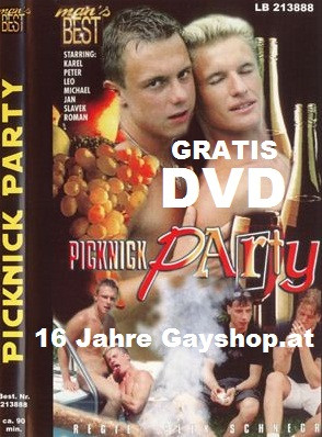 Wolfis Picknick Party DVD - GRATIS 16 Jahre Gayshop.at