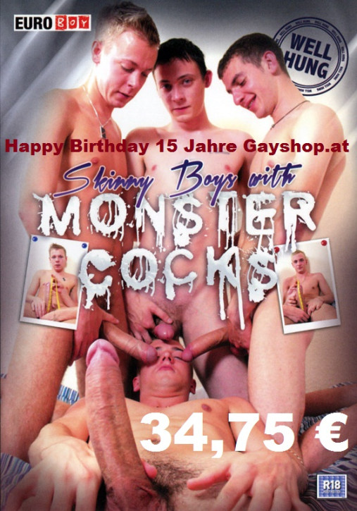 Skinny Boys with Monster Cocks DVD - Euroboy 