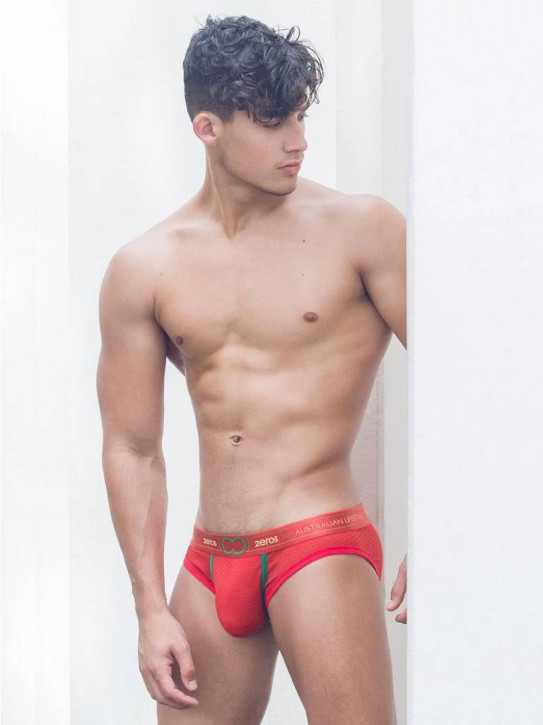 2Eros Aeolus Brief Underwear Red Tempest Wolfis Collection