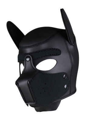 RudeRider Neoprene Puppy Hoods Black