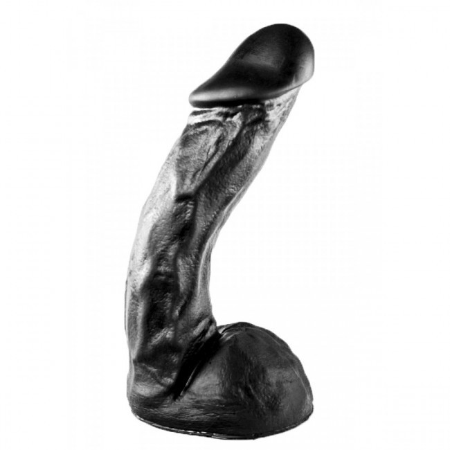 ALL BLACK Dildo Brandon, Vinyl, Black, 27,5 cm 10,5