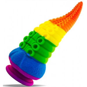 Sealik Tentakel Dildo 20 x 8cm Regenbogen