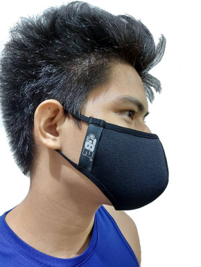 GB2 Designer Face Mask Black One Size