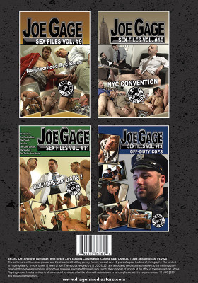 Joe Gage 4 Disc Box Set: Sex Files 9/10/11/13 DVD 