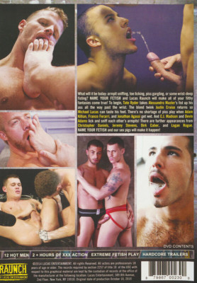 Name Your Fetish Gay DVD Lucas Ent. Fisten & Pissen!