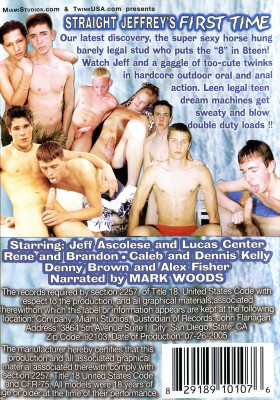 Straight Jeffrey`s First Time DVD Miami Studios Twinks 