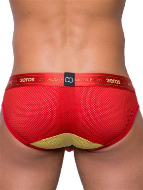 2Eros Aeolus Brief Underwear Red Tempest Wolfis Collection