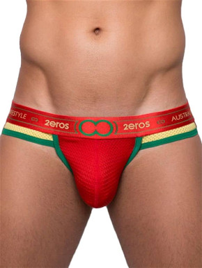 2Eros Aeolus Jockstrap Underwear Red Tempest Wolfi C.